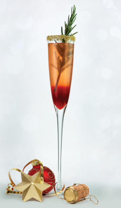 Blood Orange Ombre Cocktail